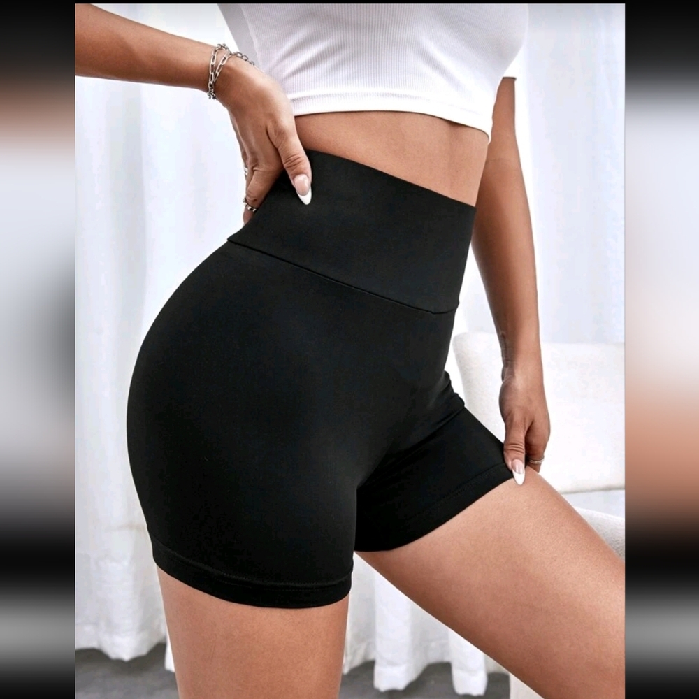 SHEIN Black Bike Shorts